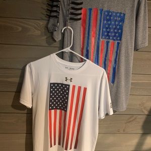 ❗️Sale ❕Boys American Flag Dry Fit T Shirts, YXL
